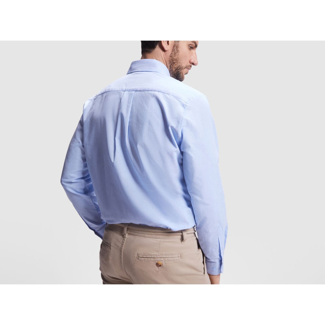 Рубашка мужская "Oxford", небесно-голубой
