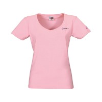 Футболка "Heavy Super Club" женская с V-образным вырезом, розовый