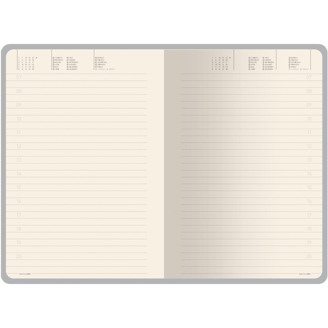 Ежедневник недатированный А5 "Megapolis Nebraska", оранжевый с золотым обрезом