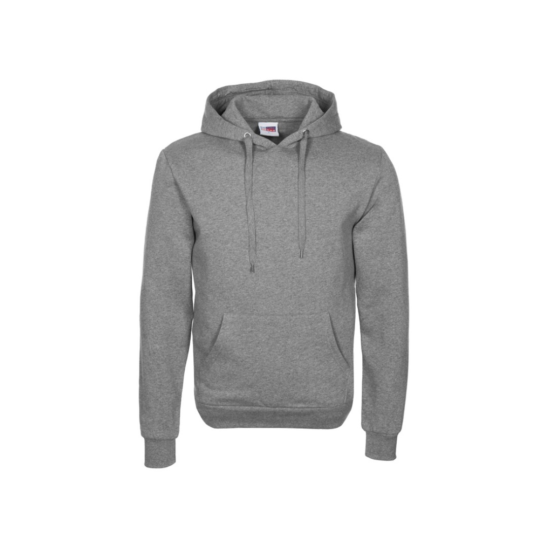 Толстовка с капюшоном "Amsterdam" мужская, серый меланж