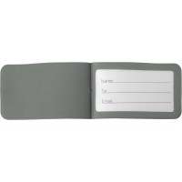 Багажная бирка «Favor» на силиконовой петле, серый