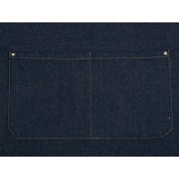 Джинсовый фартук с карманами Fry, синий