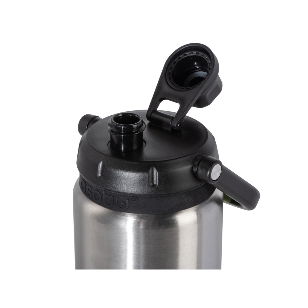 Вакуумный термос «Canyon Jug» из переработанной стали, серебристый, 1430 мл