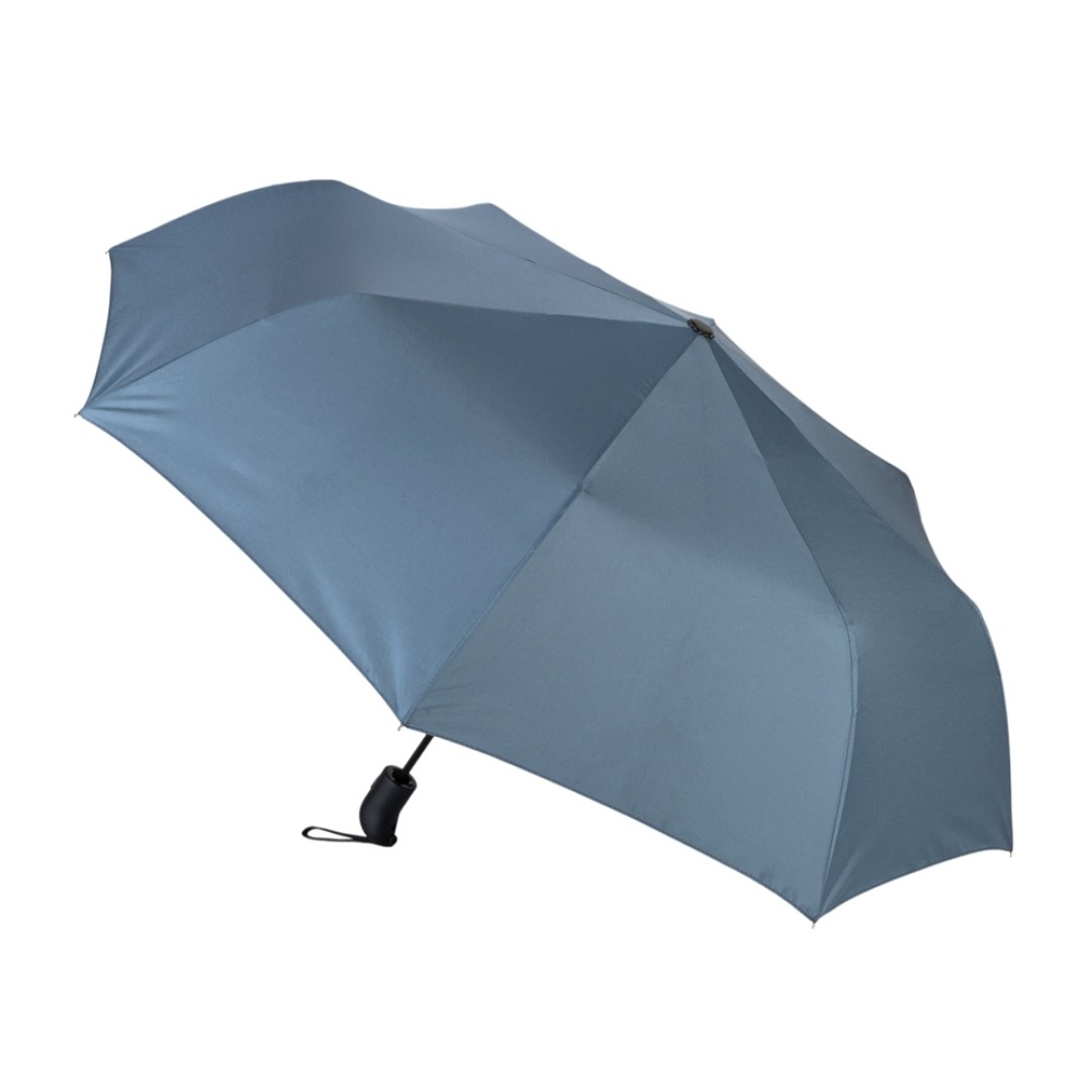 Подарочный набор с зонтом и термобутылкой в шопере, голубой