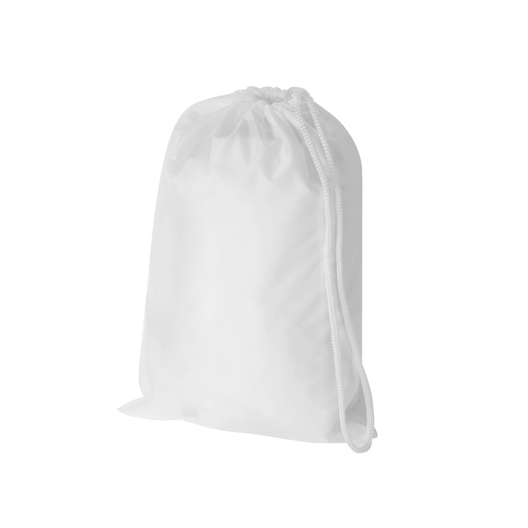 Короткий дождевик "Tornado" со светоотражающими элементами, белый