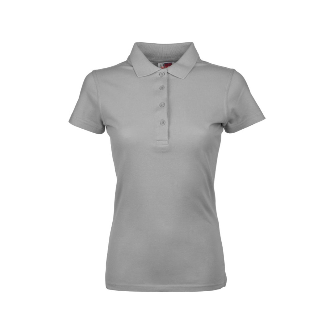 Рубашка поло "First" женская, серый