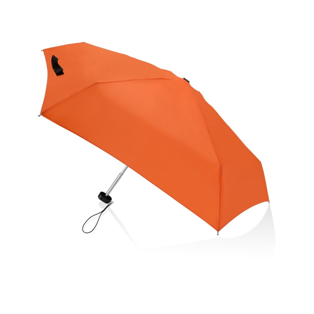 Зонт складной "Stella", механический 18", оранжевый (Р)
