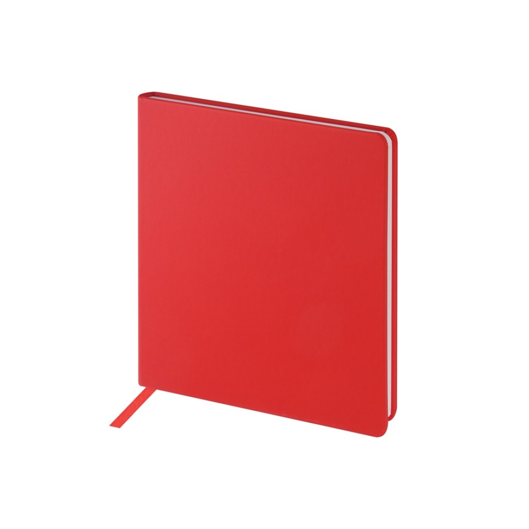 Еженедельник с каменной бумагой А5+ "Carrara", красный