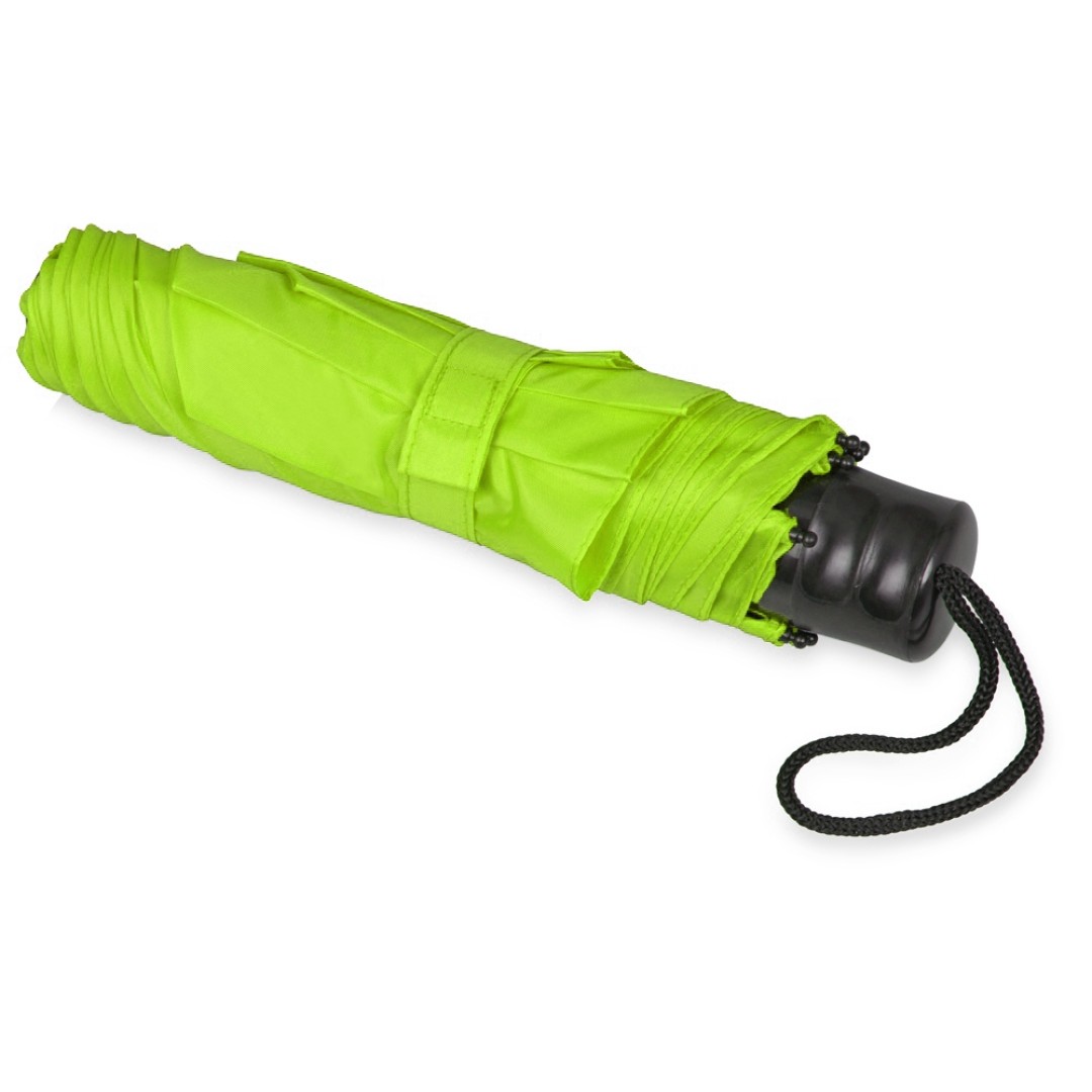 Зонт складной "Columbus", механический, 3 сложения, с чехлом, зеленое яблоко (Р)