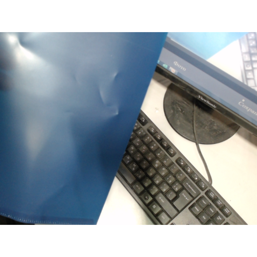 Папка-конверт А4 с кнопкой, синий