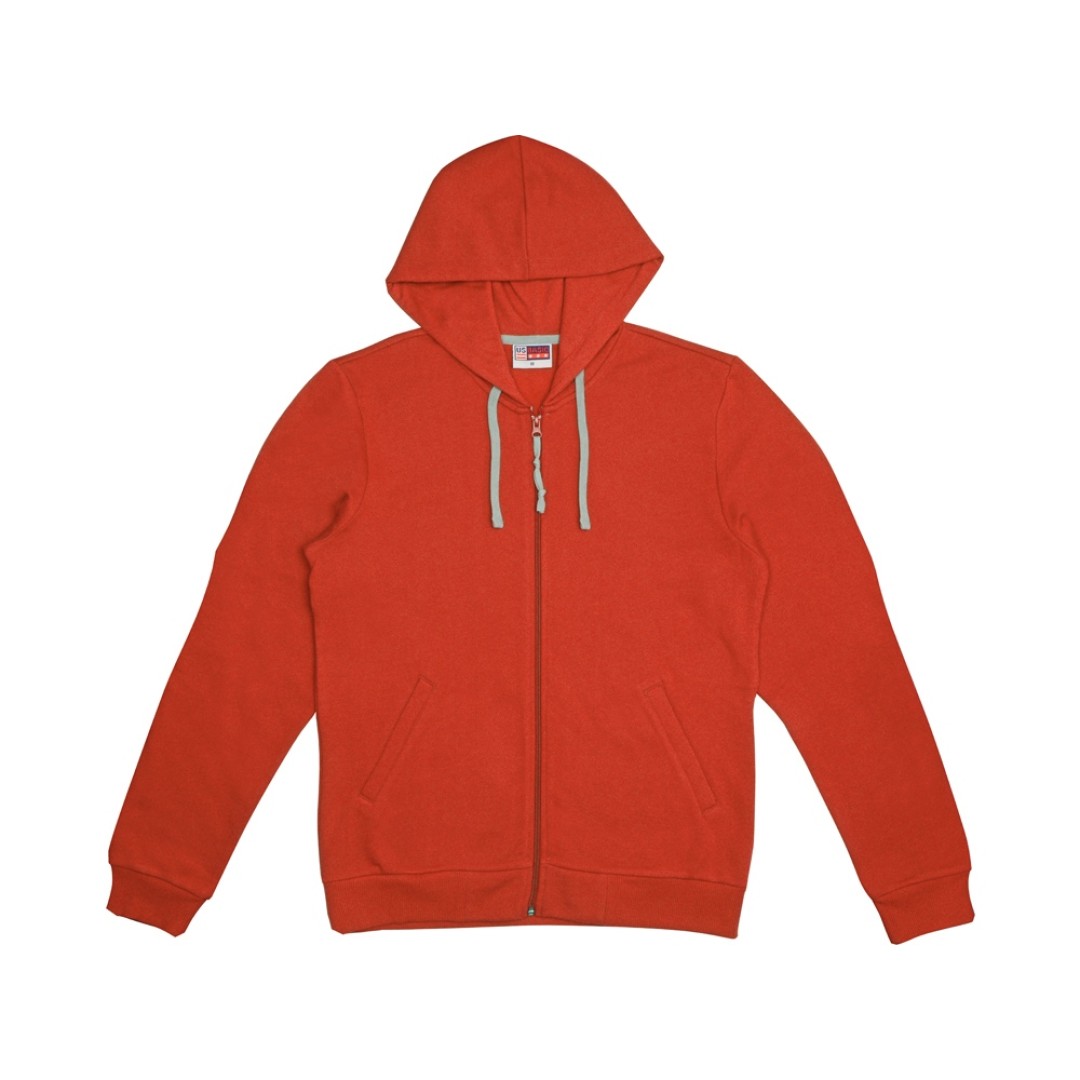 Толстовка на молнии "Perform" женская, красный