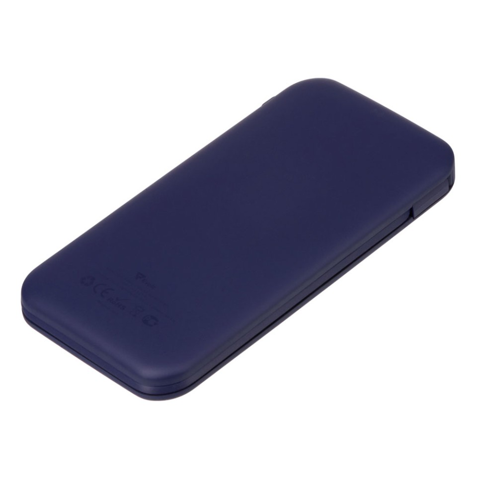 Внешний беспроводной аккумулятор с подсветкой лого «Astro», 10000 mAh, темно-синий (Р)