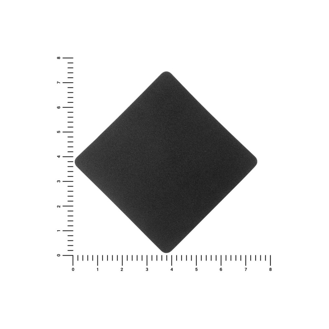 ПАТЧ РОМБ nubuk (чёрный) 7,6 х 7,6 см