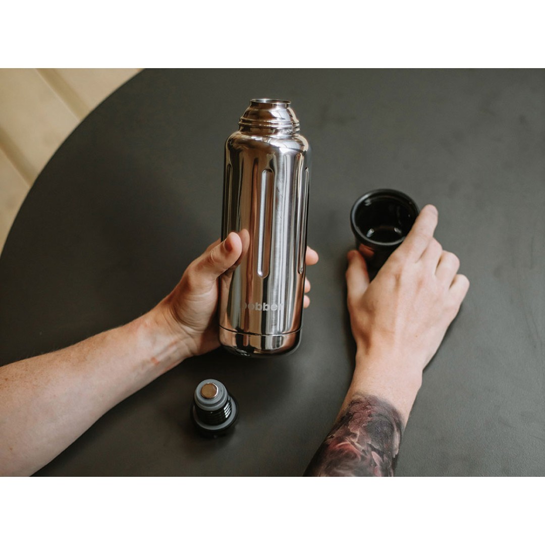 Термос для напитков, вакуумный, бытовой, тм "bobber". Объем 0.47 литра. Артикул Flask-470 Glossy