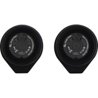 Портативные парные колонки Qjet TWS "Mates" с синими кольцами