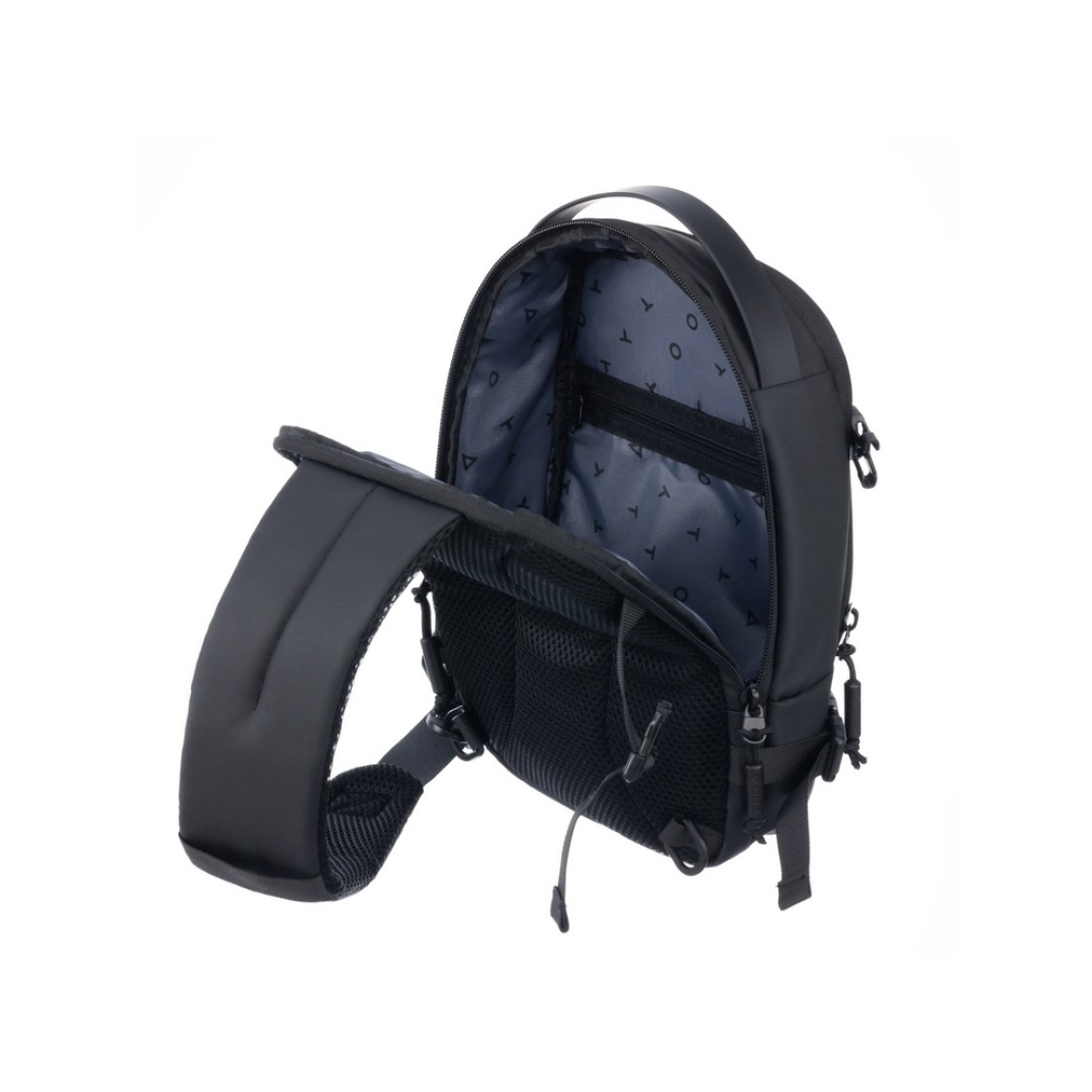 Рюкзак на одно плечо TORBER Xtreme, оранжевый/чёрный, 20 х 8 х 31 см, 5л