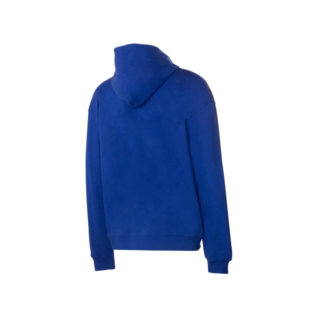 Толстовка оверсайз с капюшоном на молнии «Monaco», синий классический