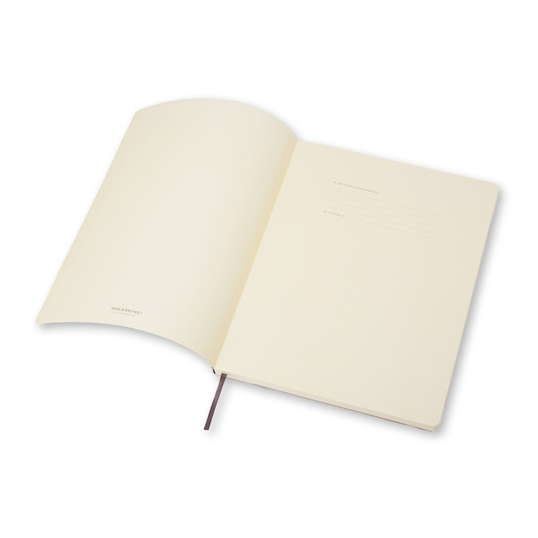 Записная книжка Moleskine Classic Soft (в клетку), ХLarge (19х25 см), черный