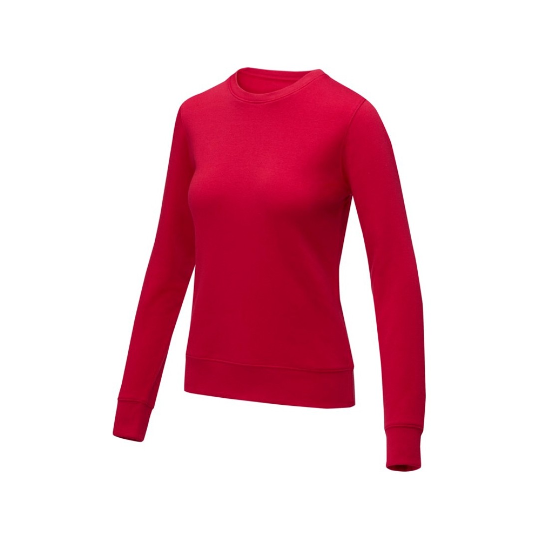 Женский свитер Zenon с круглым вырезом, красный