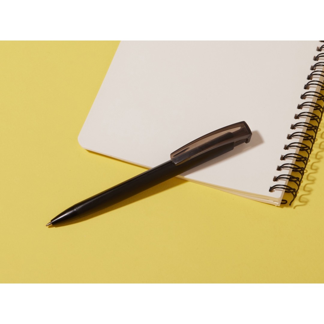 Ручка шариковая пластиковая "Trinity K Transaprent Recy", черный