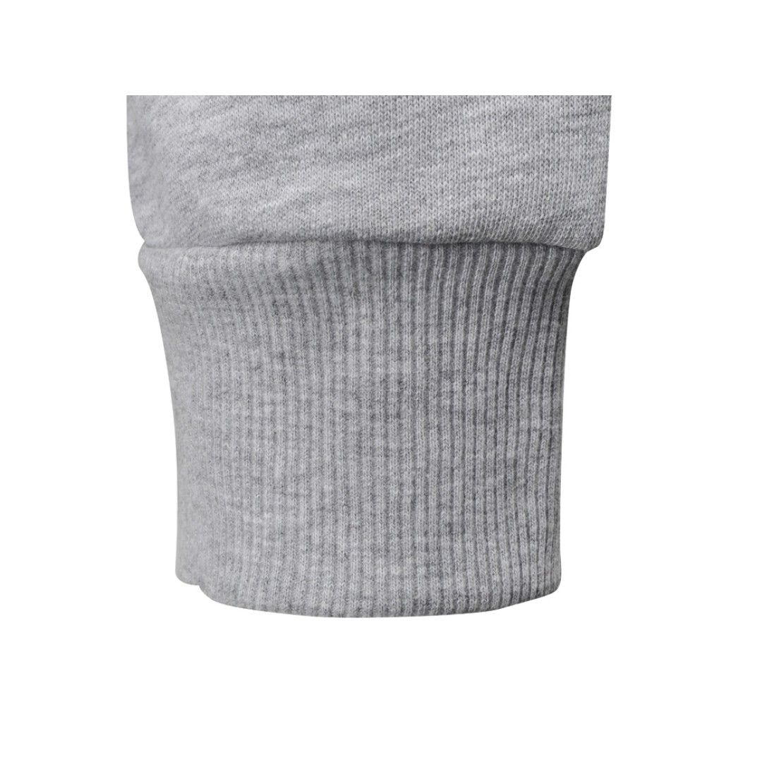 Толстовка на молнии "Perform" мужская, серый меланж