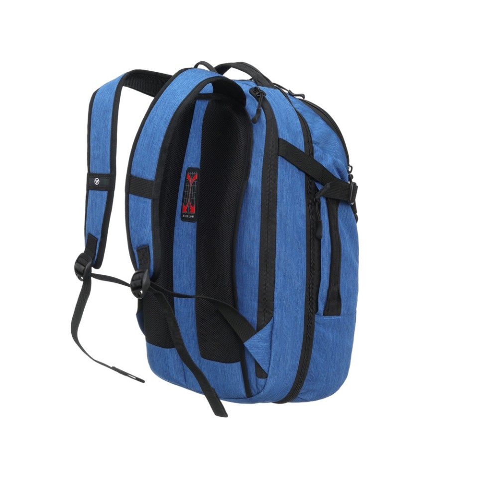 Рюкзак TORBER MOBI с отделением для ноутбука 15'', синий, полиэстер, 31 x 20 x 47 см, 29 л