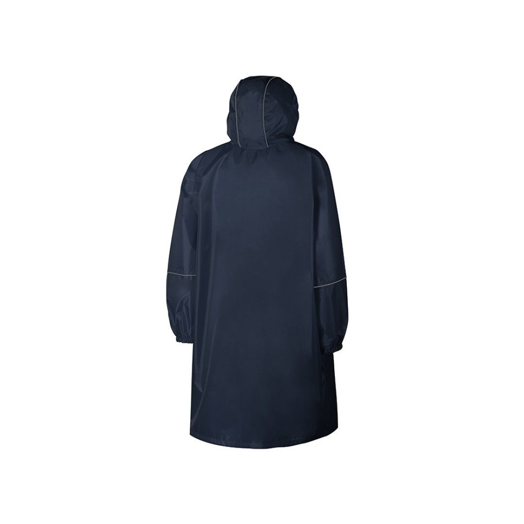 Дождевик - пончо "Galaxy" со светоотражающими элементами, темно-синий