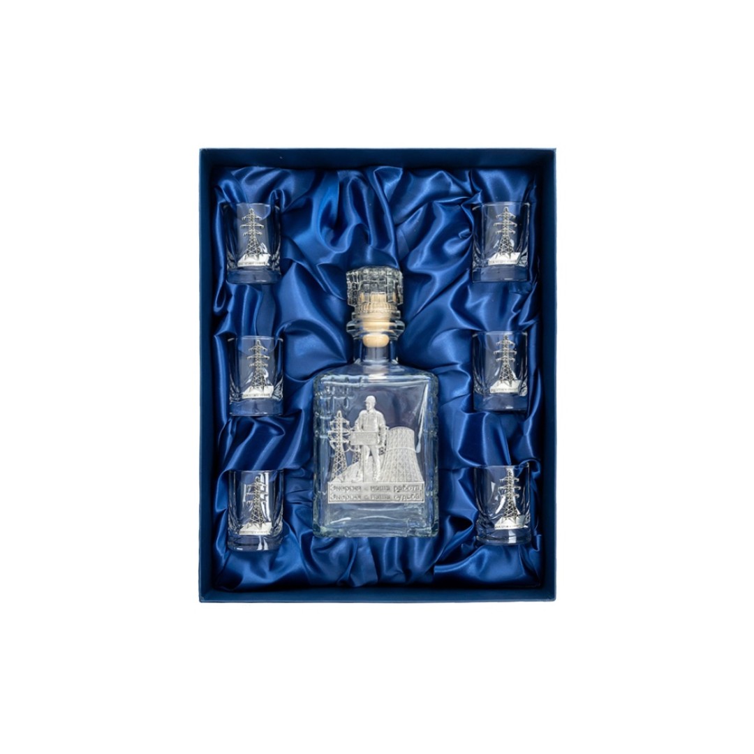 Набор со штофом ЭНЕРГЕТИКИ