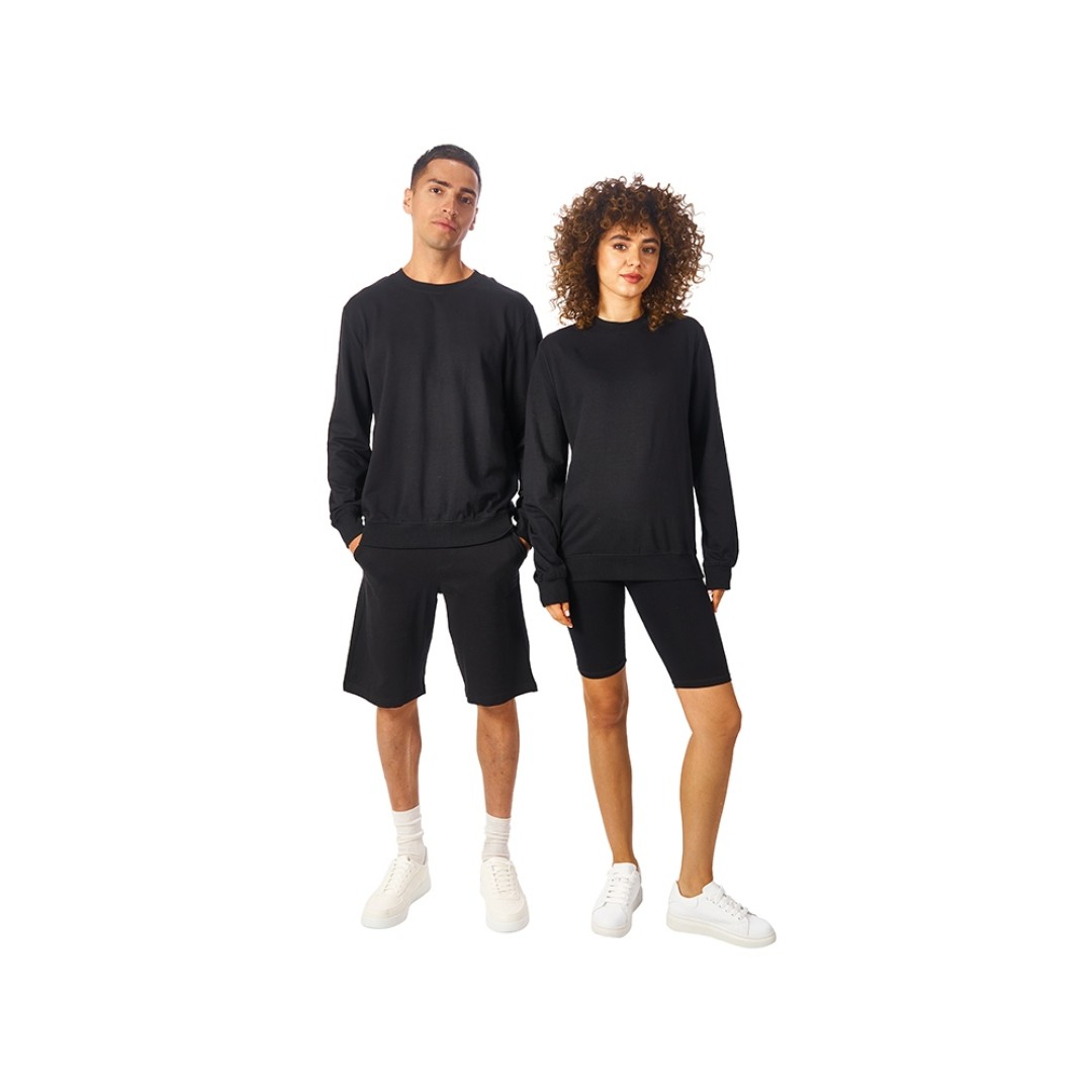 Свитшот «Warsaw» 220гр, унисекс, черный