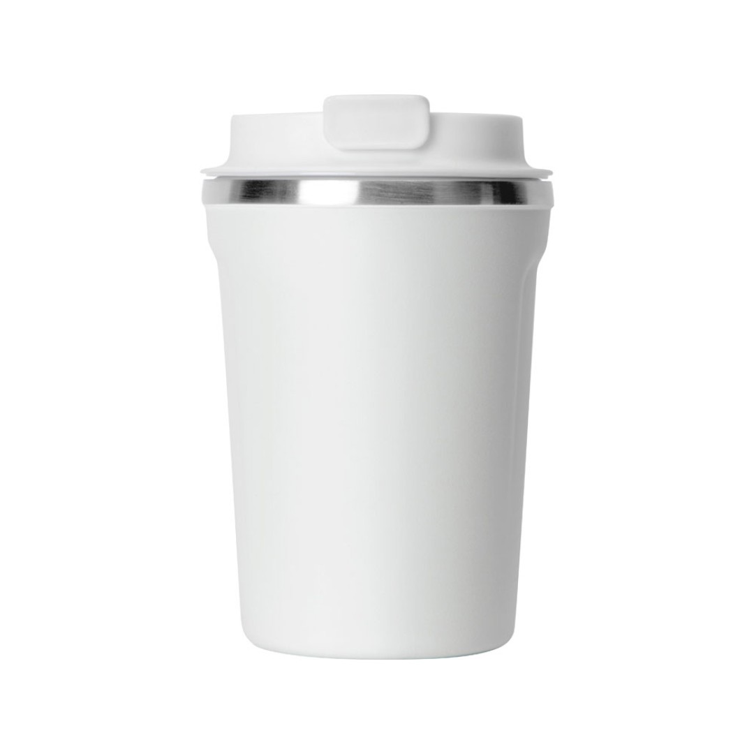 Термокружка CAFe COMPACT, 380 мл, белый