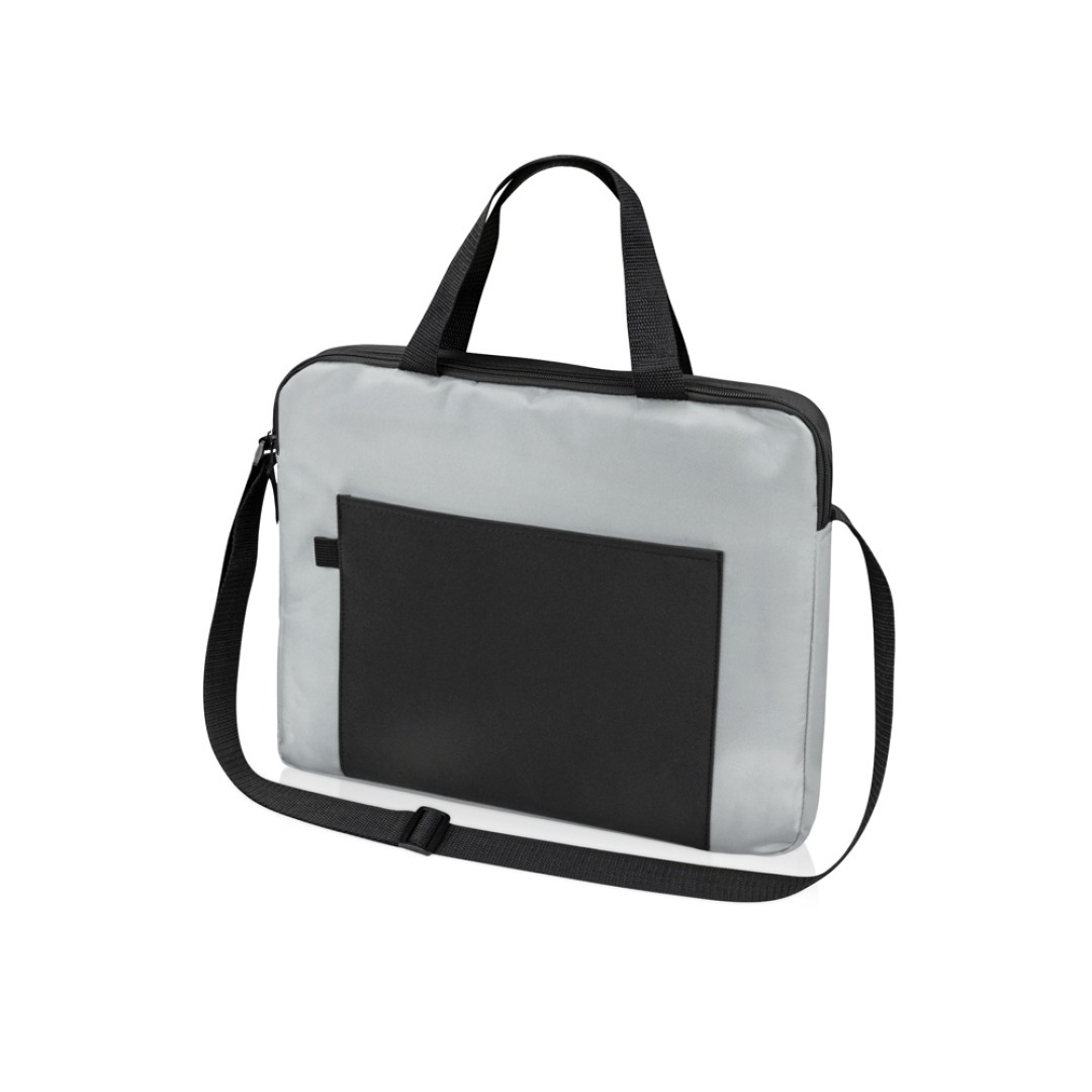 Конференц сумка для документов "Congress", серый/черный