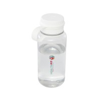 Спортивная бутылка Ryder из переработанного ПЭТ-пластика объемом 900 мл с многофункциональной крышкой, сертифицированная RCS - Белый