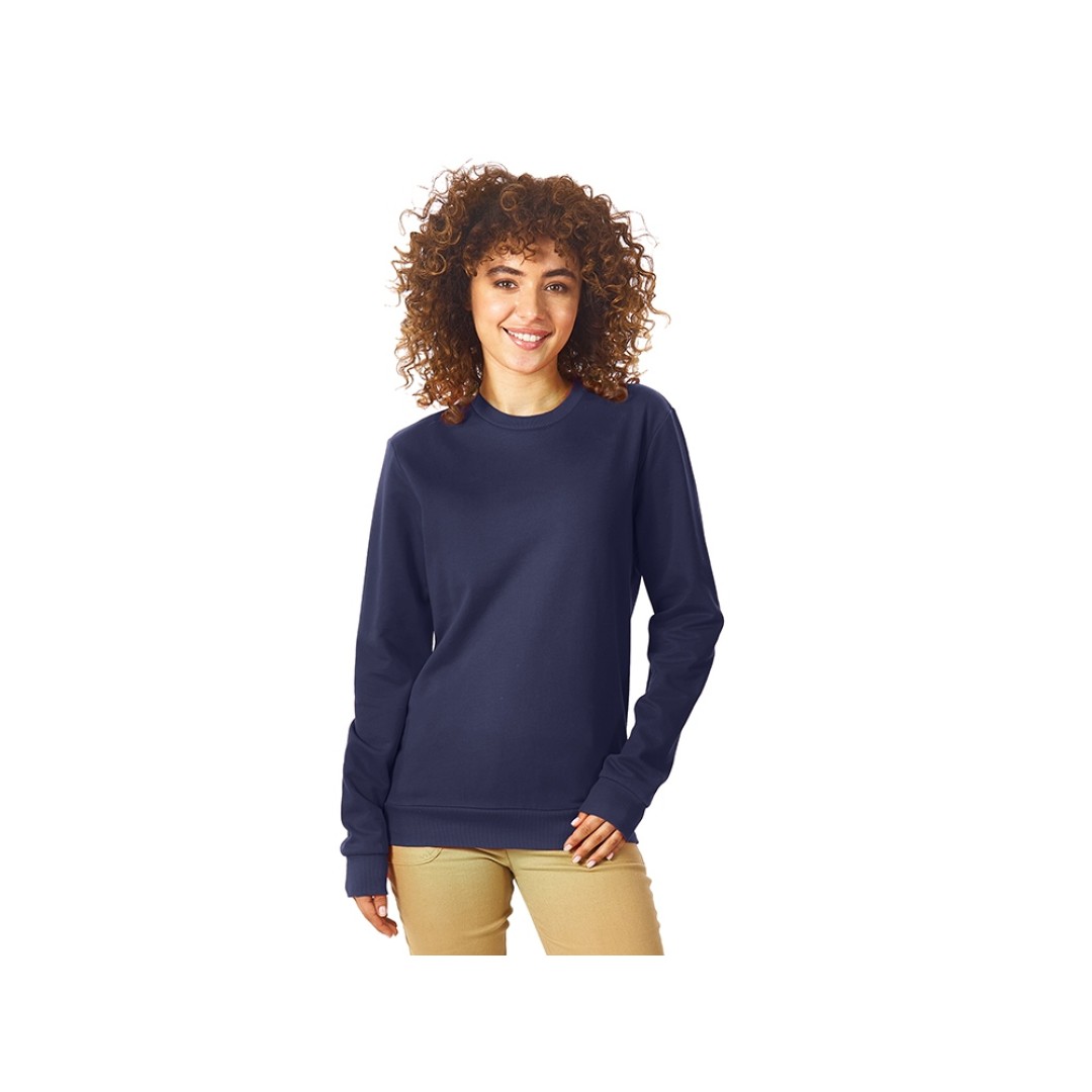 Свитшот "Motion" унисекс с начесом, нэви