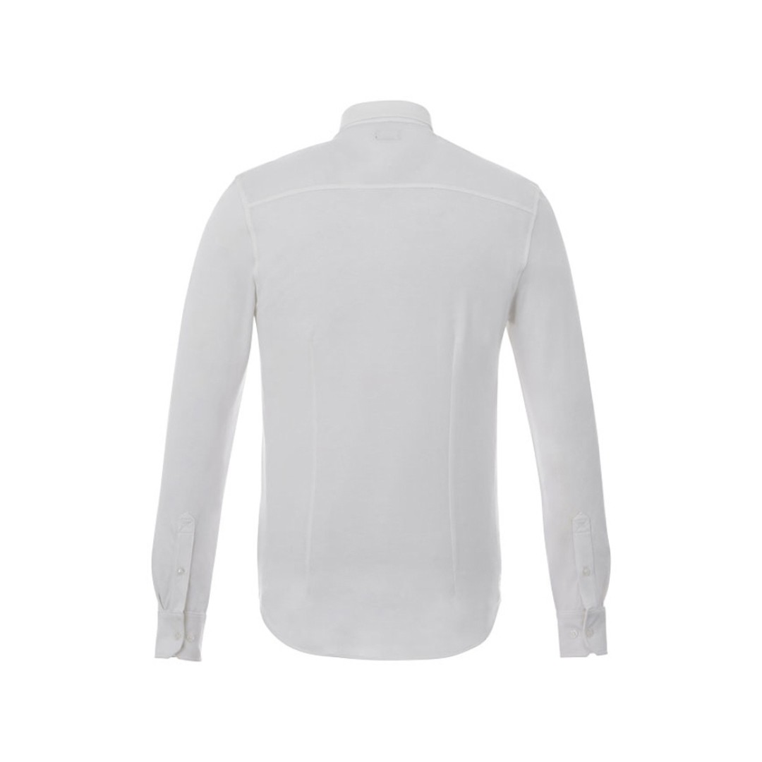 Мужская рубашка Bigelow из пике с длинным рукавом, белый