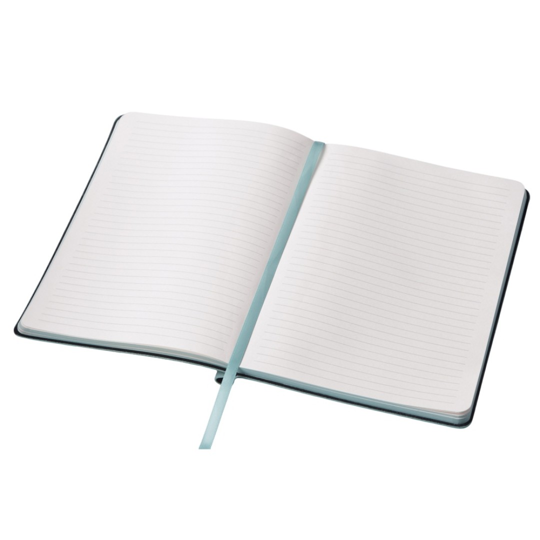 Блокнот А5 "Notepeno Max", 96 листов 80 гр/м2 белой FSC бумаги, цвет морской волны