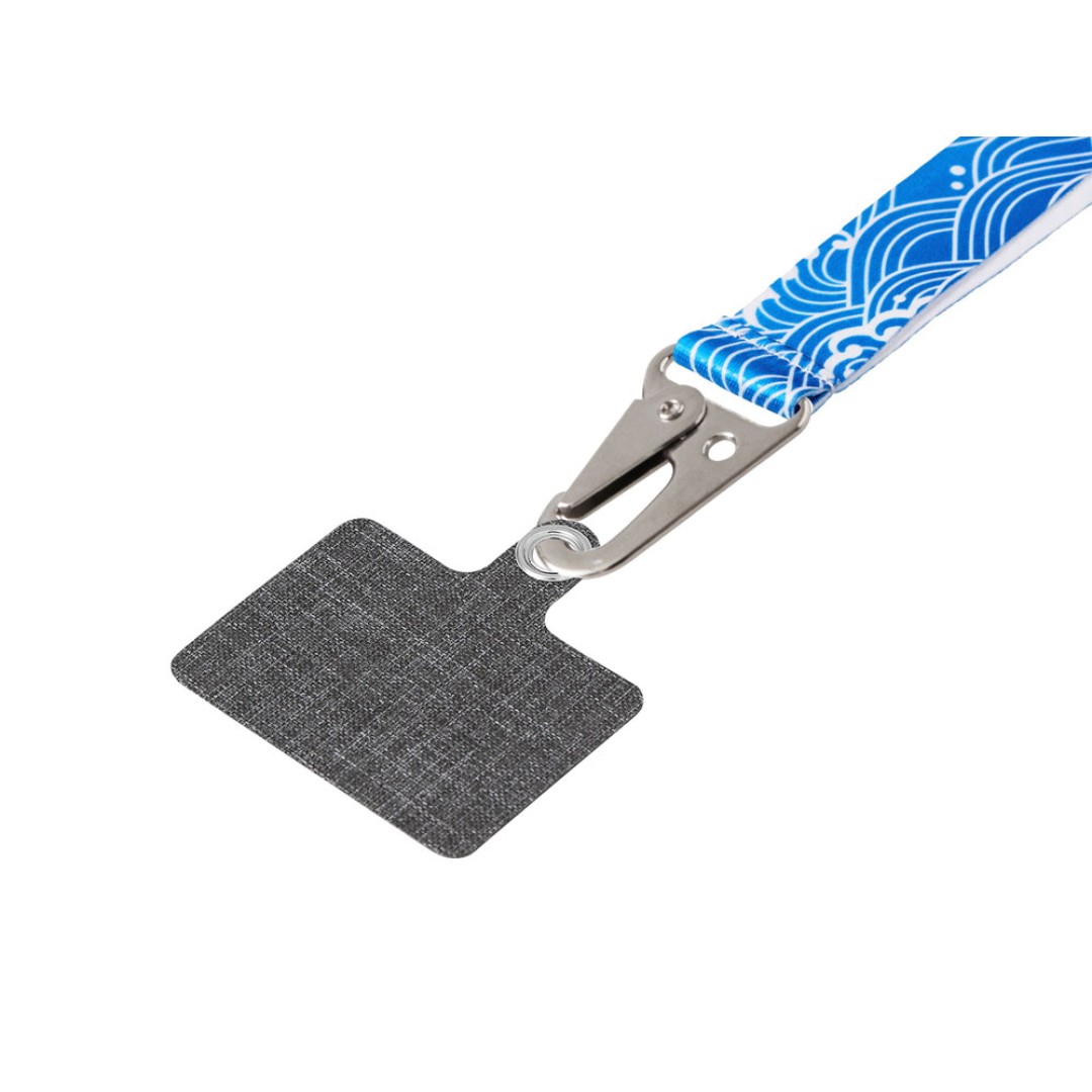 Ремувка под сублимацию с большим карабином и большим держателем для телефона из ПЭ