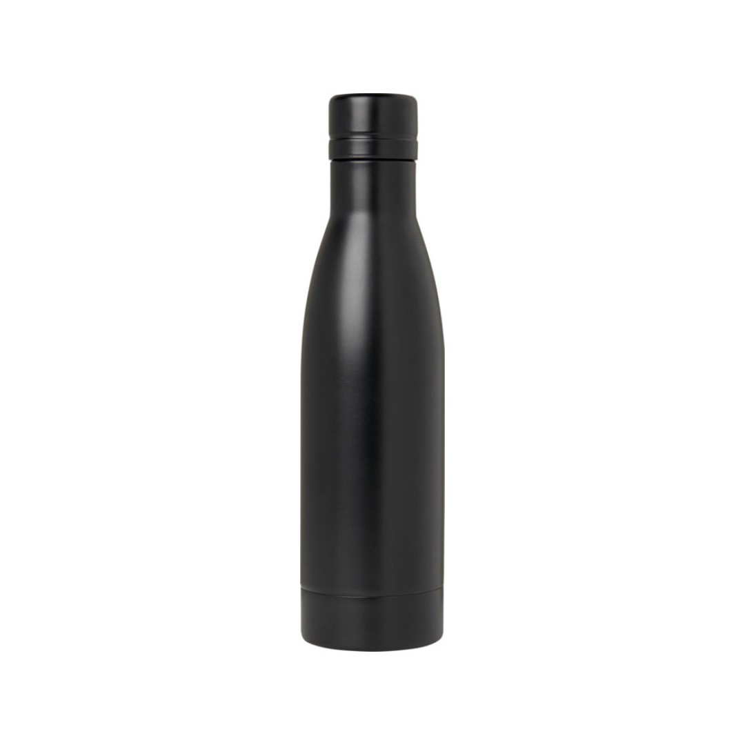 Бутылка с вакуумной изоляцией Vasa объемом 500 мл, сплошной черный