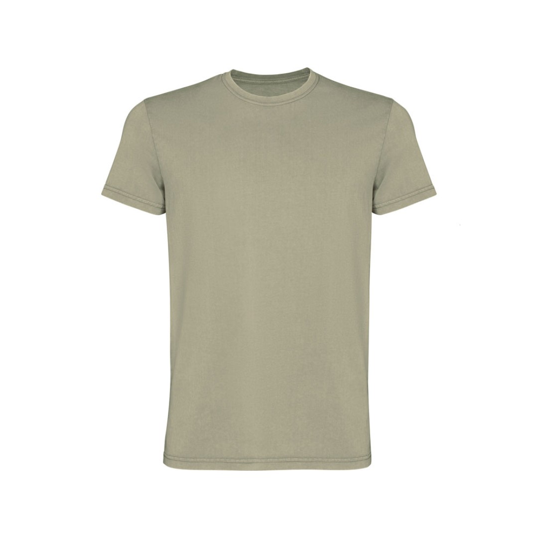 Футболка «Corgi» мужская, светлый хаки выстиранный