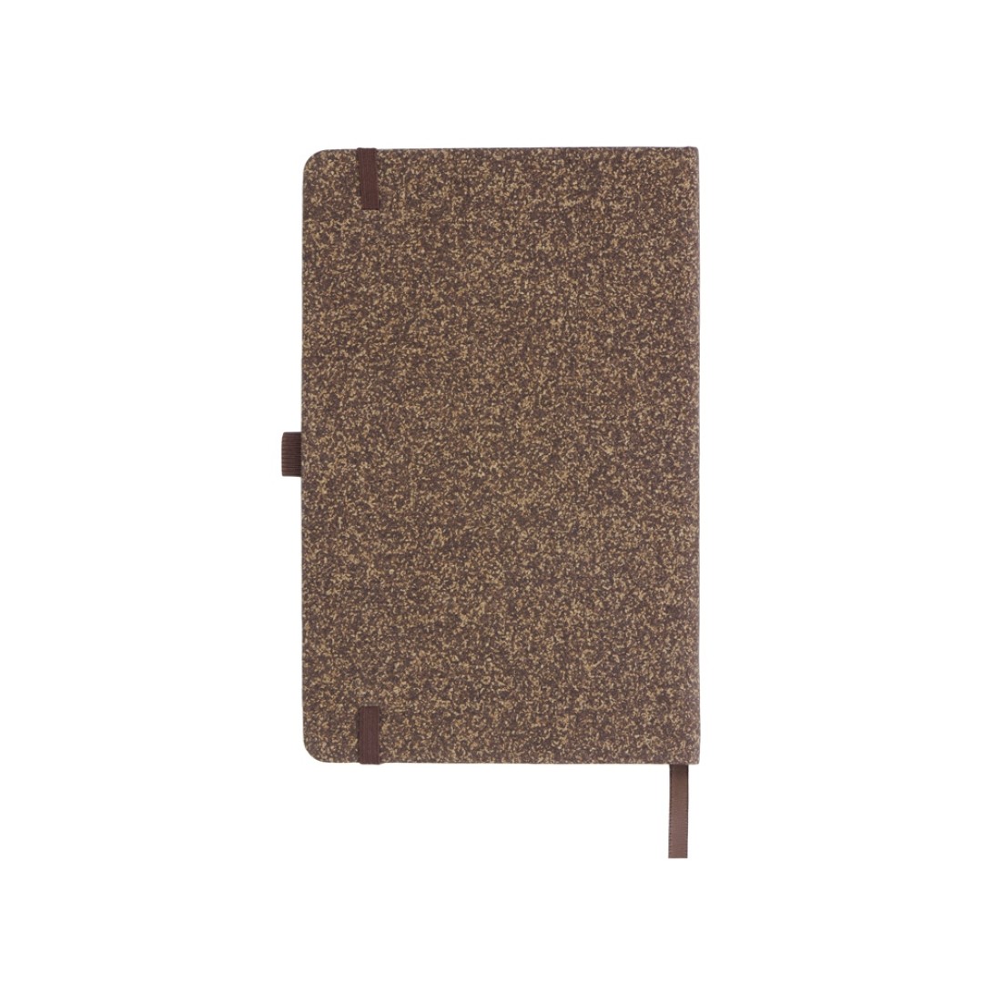 Блокнот из кофейных зерен А5 "Coffee notes", твердая обложка, 80 листов 70 гр/м2 белой бумаги, кофейный