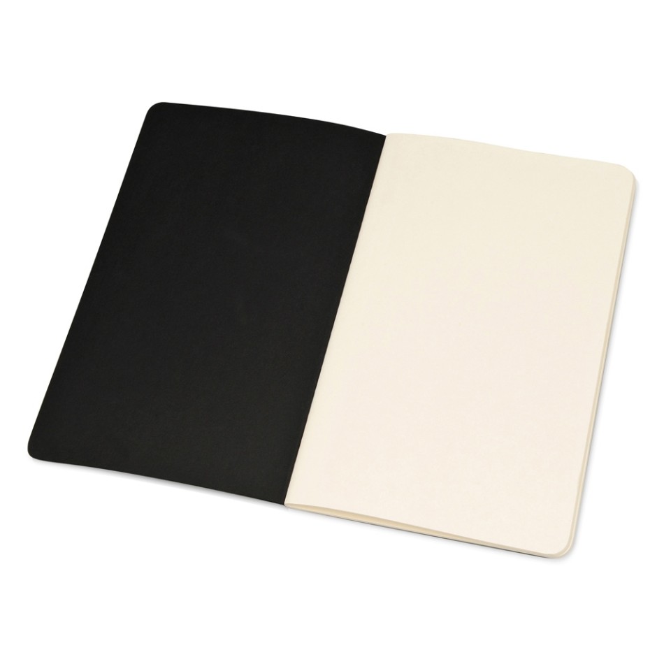 Записная книжка Moleskine Cahier (нелинованный, 1 шт.), Large (13х21см), черный
