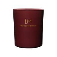 Ароматическая свеча в бордовом стакане Sunset, коллекция Exclusive, 250 мл