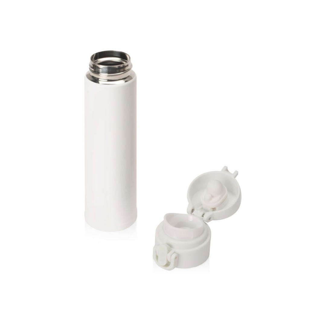 Вакуумная герметичная термокружка «Inter», белый, нерж. сталь (Р)