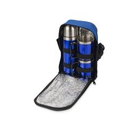 Набор «Походный» с чехлом: термос, 2 кружки, синий