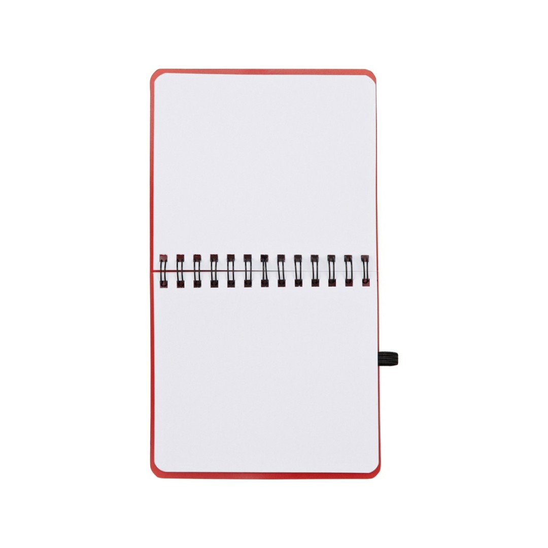 Блокнот А6 "Журналист" с ручкой, красный