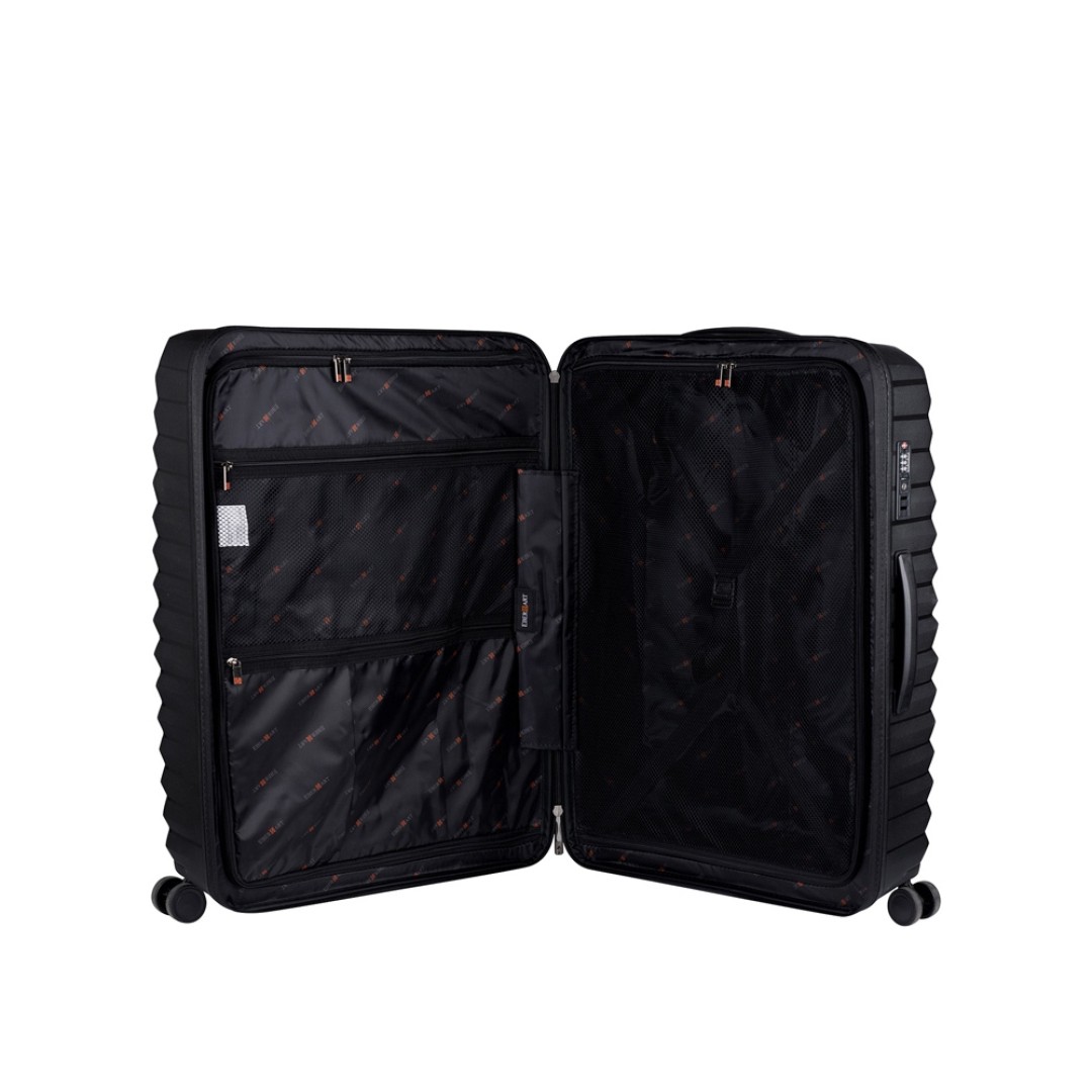 Чемодан Eberhart Dune большой L полипропилен черный 46D-009-428