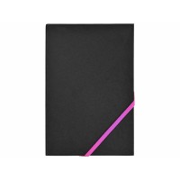 Блокнот А5 "Travers", черный/розовый