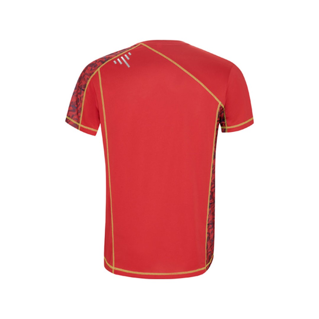 Спортивная футболка "Sochi" мужская, принтованый красный