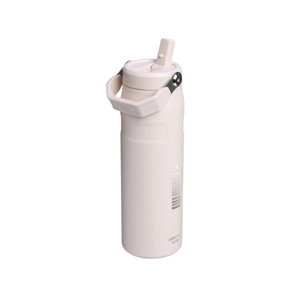 Бутылка для воды объемом 700 мл с откидной трубочкой Stanley IceFlow™ 2.0 - Light pink