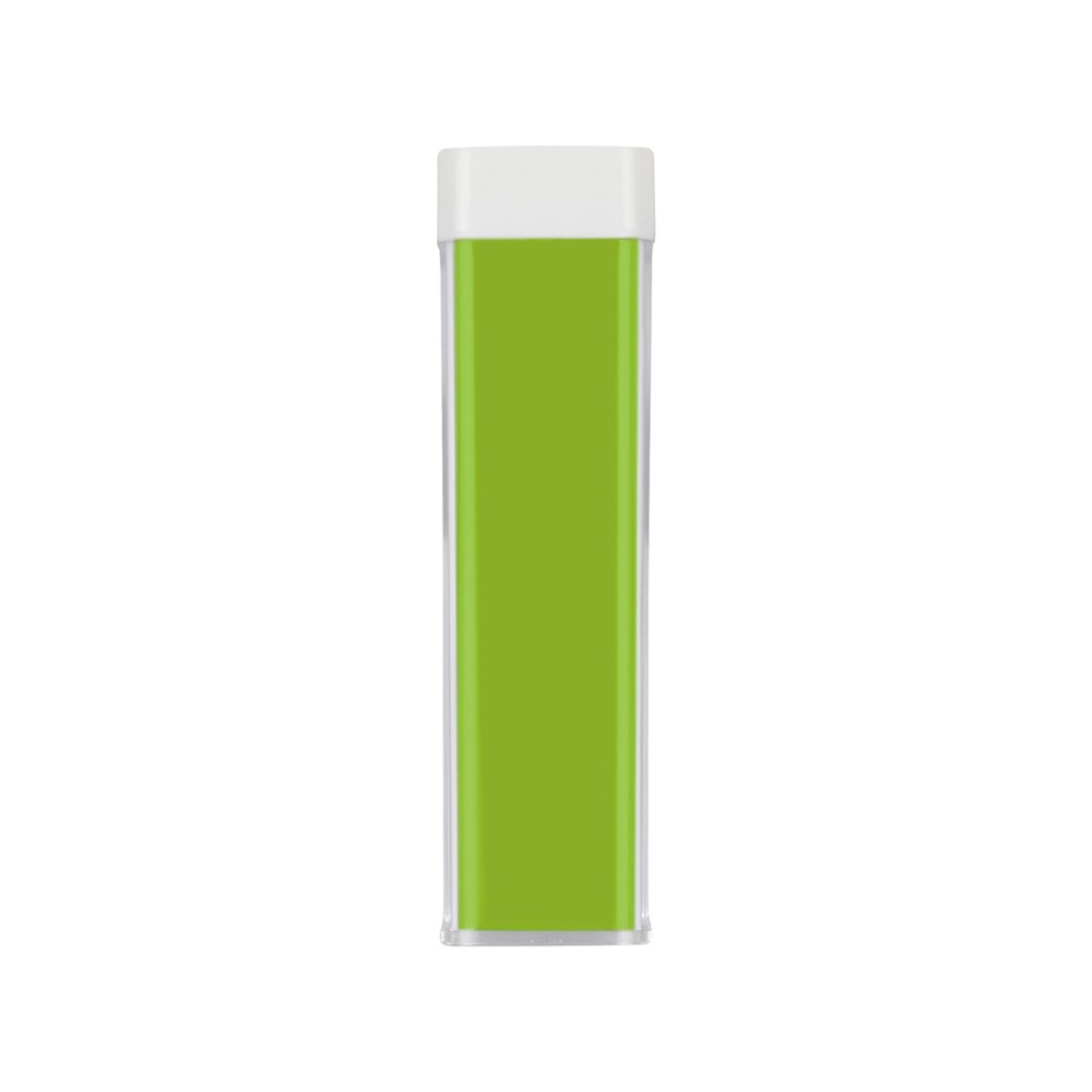 Портативное зарядное устройство "Ангра", 2200 mAh, зеленое яблоко
