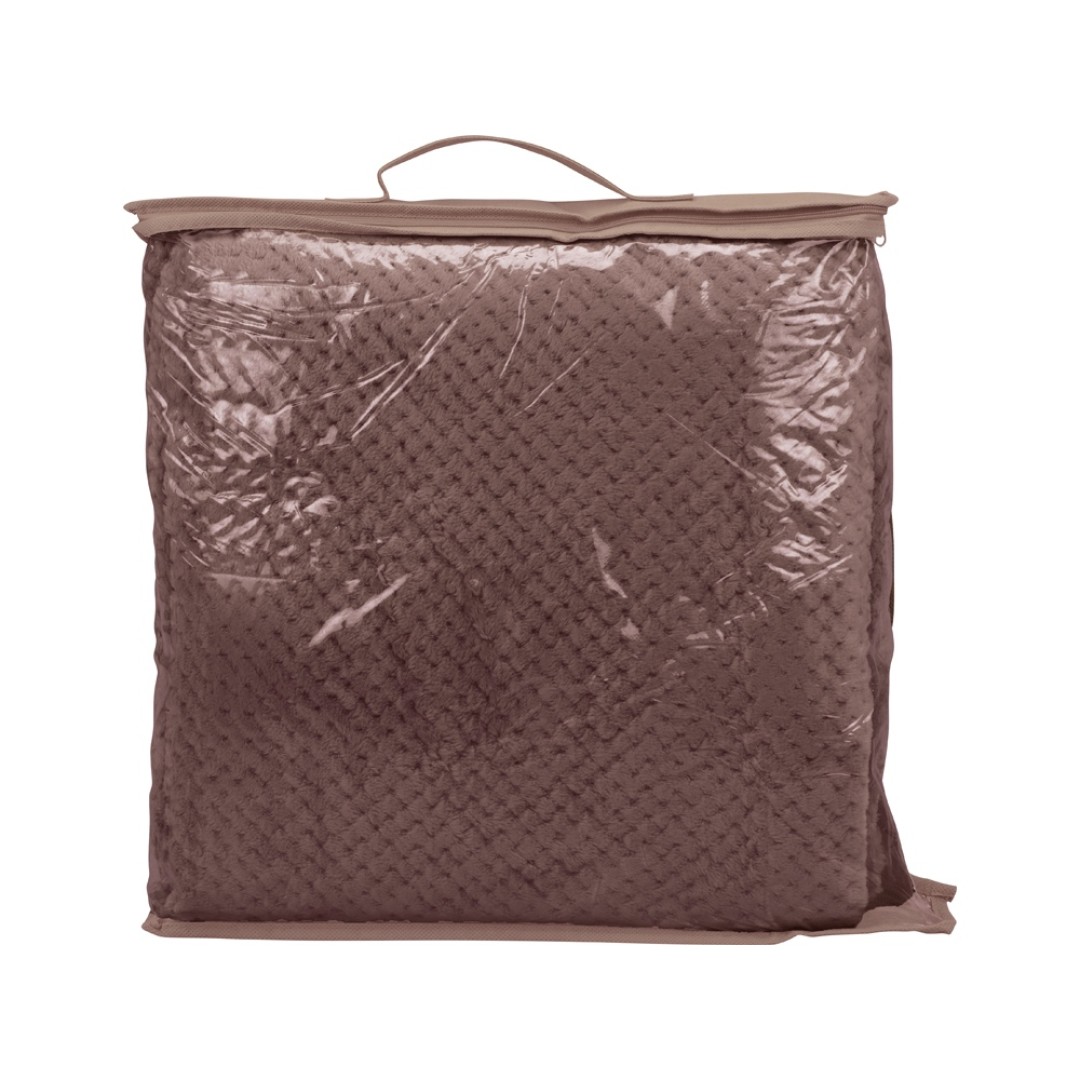 Плед «Фолд», шоколадный